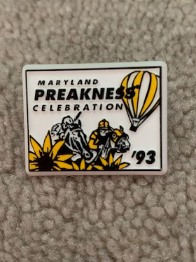 Vintage Preakness Stakes Pin Baltimore 1993